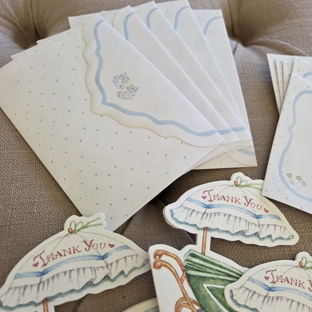 Susan Branch Baby Shower Thank You Notes Set Of 10 Dated 2001